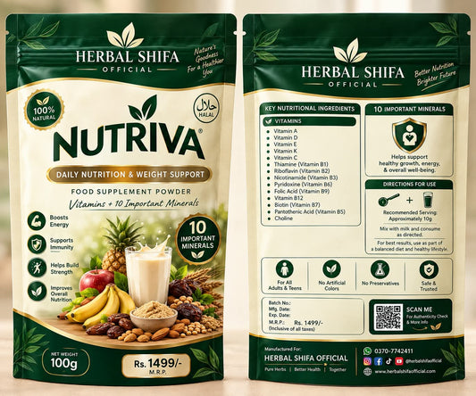 Nutriva | Daily Nutrition & Weight Support By Herbal Shifa